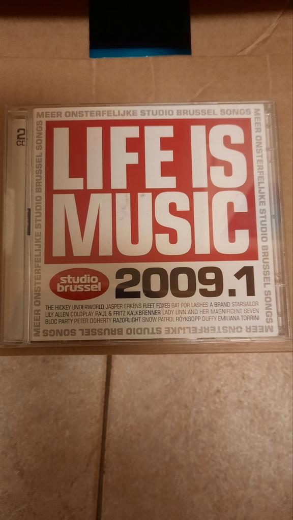 2CD Life is music 2009.1 (studio brussel), Cd's en Dvd's, Cd's | Verzamelalbums, Zo goed als nieuw, Overige genres, Ophalen of Verzenden