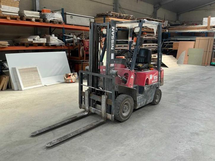 Nissan J01A16 Vorkheftruck, Zakelijke goederen, Machines en Bouw | Heftrucks en Intern transport, Heftruck, Overige aandrijving