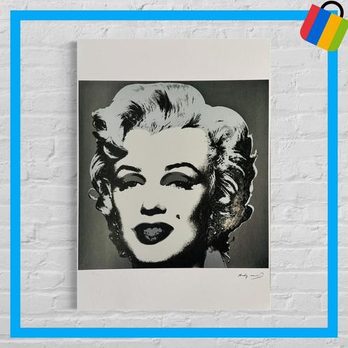 🟢 ANDY WARHOL Marilyn monroe gesigneerd - met certificaat -, Antiquités & Art, Art | Lithographies & Sérigraphies, Enlèvement ou Envoi