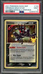Greninja [Gold Star] PSA 9 - SWSH144 - Sword & Shield Promo, Hobby en Vrije tijd, Ophalen of Verzenden, Zo goed als nieuw, Losse kaart
