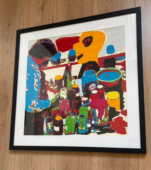 zeefdruk Karel Appel, Antiek en Kunst, Kunst | Litho's en Zeefdrukken, Ophalen of Verzenden