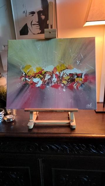 Prachtig abstract schilderij. beschikbaar voor biedingen