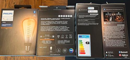 Philips hue by Signify ST72 Edison - E27 slimme lamp, Maison & Meubles, Lampes | Lampes en vrac, Comme neuf, Ampoule LED, E27 (grand)