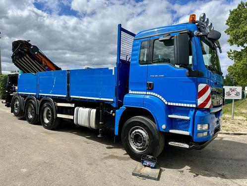 MAN TGS 35.400 8x4 TRIDEM + (32.5m) KRAN HMF 4720 K6 + JIB F, Auto's, Vrachtwagens, Bedrijf, ABS, Elektrische ramen, Trekhaak