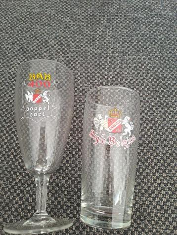 2 x bier glas Aigle - Belgica dort beschikbaar voor biedingen