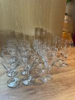 Set van wijnglazen en champagneglazen - 18 stuks, Ophalen, Glas of Glazen, Overige stijlen, Glas