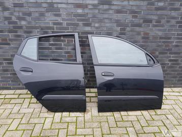 Hyundai i10 2007 - 2014 portier deur rechts achter zwart €75