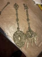 Italiaanse verzilverde bestek, Antiek en Kunst, Antiek | Bestek, Ophalen of Verzenden