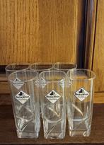Set vintage Whiskey glazen Black & white 6stuks, Enlèvement
