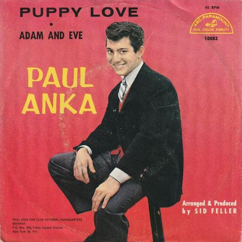 Paul Anka - Puppy love - %, Cd's en Dvd's, Vinyl Singles, Gebruikt, Single, Pop, 7 inch, Verzenden
