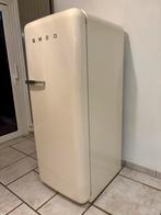 SMEG Koelkast FAB28RCR5 Beige, Ophalen, Zo goed als nieuw, Met vriesvak