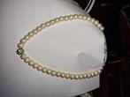 nr 32 ketting, Handtassen en Accessoires, Kettingen, Ophalen of Verzenden, Nieuw, Wit, Overige materialen