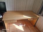 Bureau avec double tiroir et espace rangement, Zo goed als nieuw, Bureau