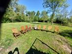 Teaken Tuinstoelen, Tuin en Terras, Ophalen, Gebruikt, Hout, Inklapbaar