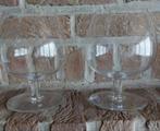 Val saint lambert grote congacglazen 10 euro per glas, Ophalen, Zo goed als nieuw
