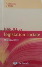 Manuel de législation sociale, Livres, De boeck, Enlèvement ou Envoi, Neuf