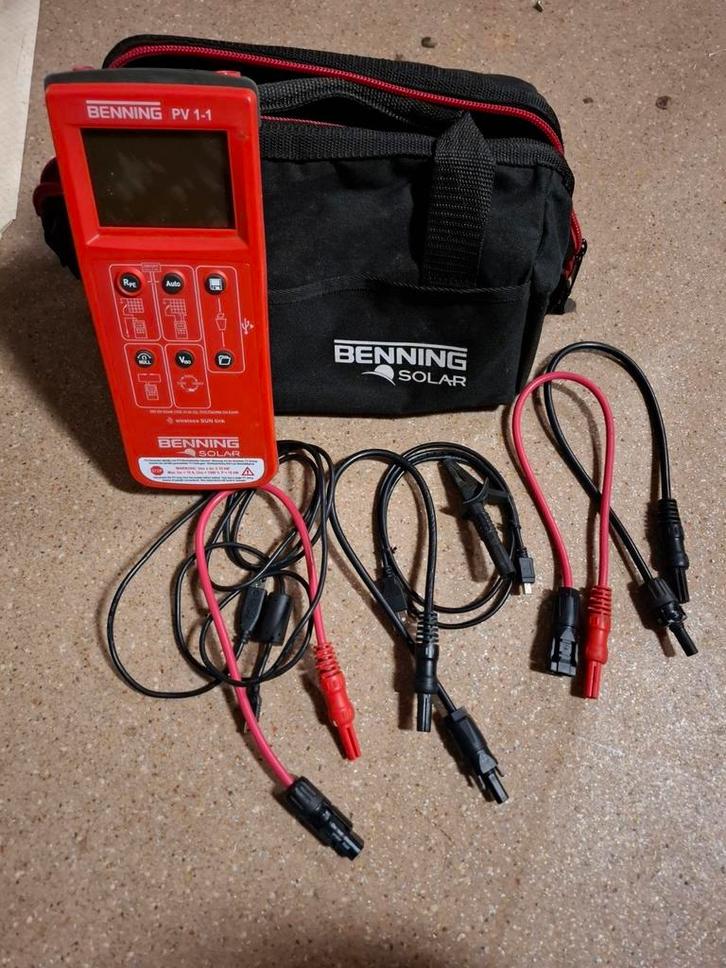 Benning pv1-1, Bricolage & Construction, Panneaux solaires & Accessoires, Comme neuf, Enlèvement ou Envoi