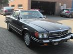Mercedes-Benz SL-Klasse 560 TOPSTAAT, Autos, Oldtimers & Ancêtres, Cuir, Noir, Automatique, Carnet d'entretien