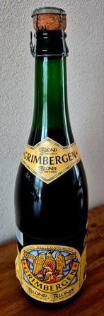 oude volle 0,75 Ltr Grimbergen Blond Abdijbier collector's, Ophalen of Verzenden, Zo goed als nieuw, Flesje(s), Overige merken