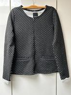 Zwart-wit vest met rits en Ichi-zakken - Maat XS --, Kleding | Dames, Zwart, Ophalen of Verzenden, Zo goed als nieuw, Maat 34 (XS) of kleiner