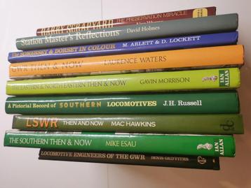 16 livres(Anglais) pour le hobby du modélisme ferroviaire