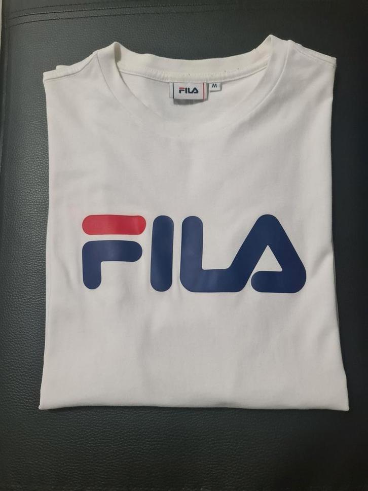 Originele Fila T-shirts wit, grijs, zwart maat M, Kleding | Heren, T-shirts, Zo goed als nieuw, Maat 48/50 (M), Overige kleuren