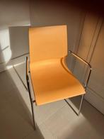 4 x Stoel RICCIOLINA design Marco Maran kleur pastel oranje, Maison & Meubles, Chaises, Comme neuf, Synthétique, Quatre, Modern