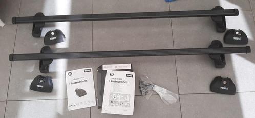 Thule dakdragers : SquareBar 7122 + Fixpoint 3028 + Rapid Sy, Auto diversen, Dakdragers, Zo goed als nieuw, Ophalen