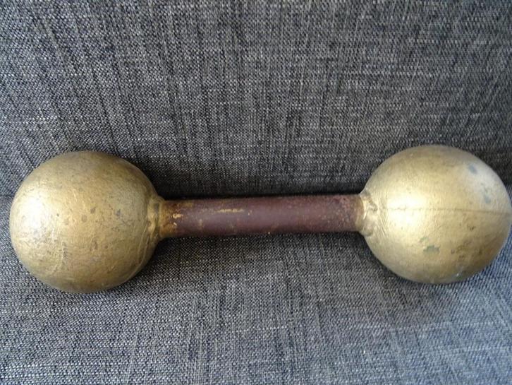 Antiek gewicht antiek antieke dumble antiek gewicht 8,5 Kg, Antiek en Kunst, Antiek | Gereedschap en Instrumenten, Ophalen of Verzenden