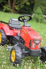 Falk Supercharger Tractor met Aanhanger Rood, 3-7 jaar-zogoe, Ophalen, Zo goed als nieuw, Trapvoertuig