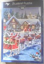 bluebird puzzel 1000 stukjes santa and sleigh, Hobby en Vrije tijd, Nieuw, Ophalen of Verzenden