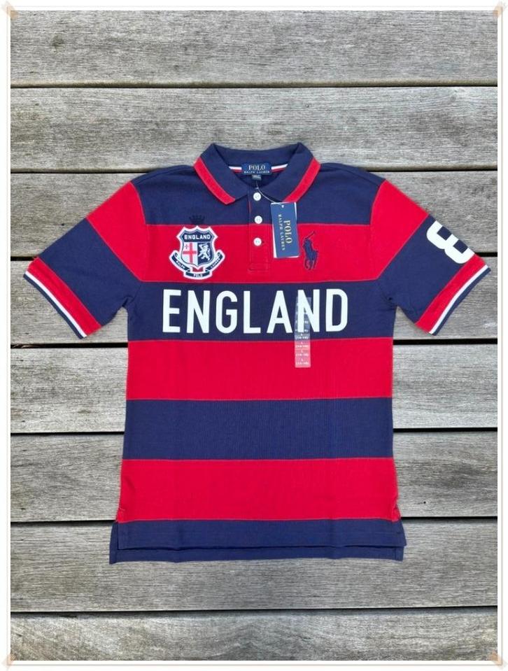 RALPH LAUREN - POLO COURTES MANCHES NEUF – T.: 14-16A, Kinderen en Baby's, Kinderkleding | Maat 176, Nieuw, Jongen, Overige typen