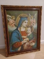 Maria met kind kader, Antiek en Kunst, Antiek | Religieuze voorwerpen, Ophalen