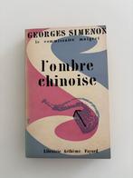 Simenon Maigret L'ombre Chinoise - 1963, Ophalen of Verzenden, Zo goed als nieuw, Georges Simenon