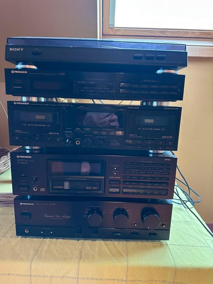 Pioneer hifi stereoketen, Audio, Tv en Foto, Stereoketens, Gebruikt, Cassettedeck, Cd-speler, Tuner of Radio, Pioneer, Losse componenten