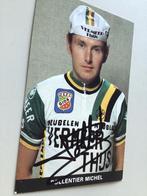 Wielerkaart team gios michel pollentier signe, Verzenden, Zo goed als nieuw