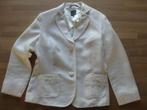 Linnen jasje – merk Xandres – maat 44, Kleding | Dames, Jasjes, Kostuums en Pakken, Wit, Maat 42/44 (L), Ophalen of Verzenden
