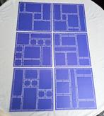 7 sjablonen om een bladindeling te maken - nieuw, Hobby en Vrije tijd, Ophalen of Verzenden, Nieuw, Frame of Mal