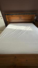 SLAAPKAMER BED, Ophalen, Gebruikt, Bruin, Hout