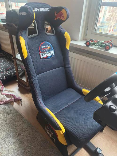 Race stoel redbull + Logitech g29 race stuur en pedalen, Games en Spelcomputers, Spelcomputers | Sony Consoles | Accessoires, Zo goed als nieuw
