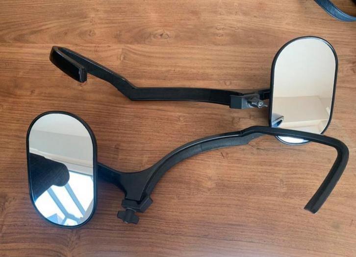 EMUK opzetspiegels (caravan) 2 types, Caravans en Kamperen, Caravanaccessoires, Gebruikt, Ophalen