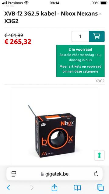 Xgb 3G2,5mm  beschikbaar voor biedingen