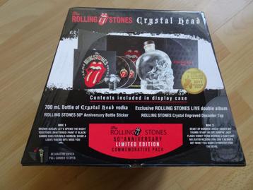 Rolling Stones Crystal Head Vodka. ONGEOPENDE box. beschikbaar voor biedingen
