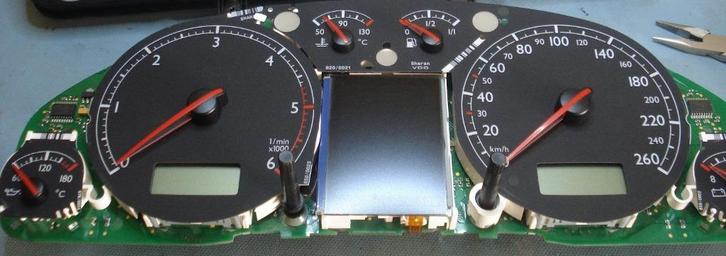 LCD display Seat ALHAMBRA kmteller herstelling, Auto-onderdelen, Dashboard en Schakelaars, Seat, Gebruikt, Verzenden