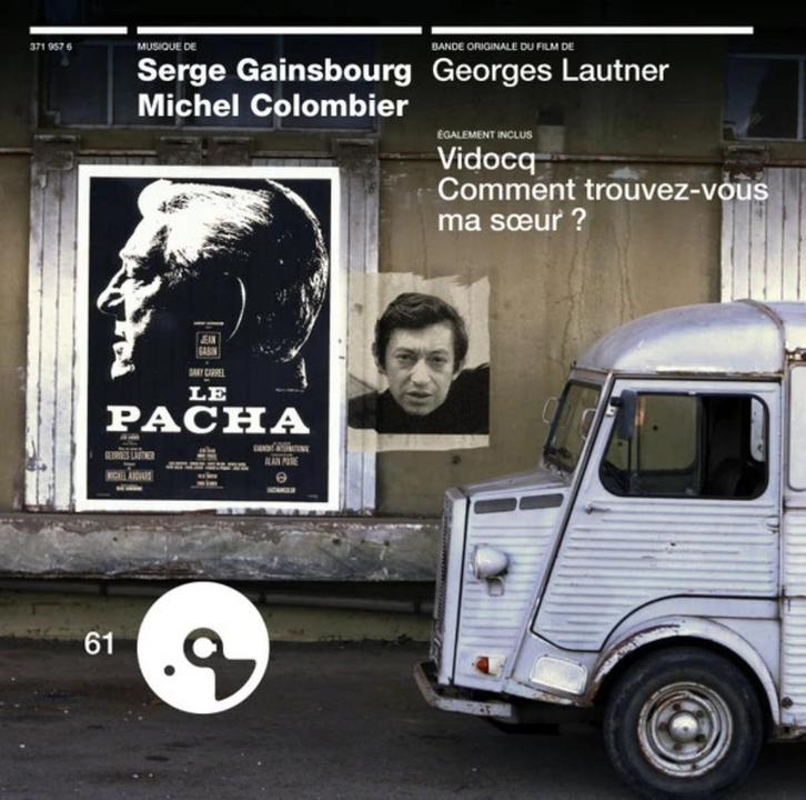 Serge Gainsbourg : B.O.F Le Pacha + Vidocq CD, Cd's en Dvd's, Cd's | Franstalig, Zo goed als nieuw, Ophalen of Verzenden