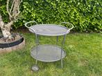 Desserte Table d'appoint Grise metal Jardin, Ophalen, Metaal