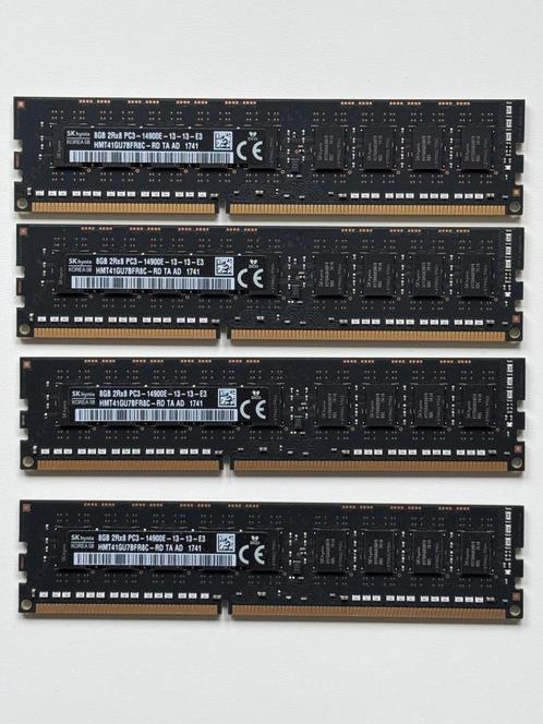 32GB (4 x 8 GB) DDR3 ECC RAM-modules voor Mac Pro 6.1, Computers en Software, RAM geheugen, Gebruikt, Server, 32 GB, DDR3, Ophalen