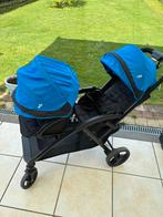 Dubbele kinderwagen met maxi cosy en accessoires, Overige merken, Kinderwagen, Gebruikt