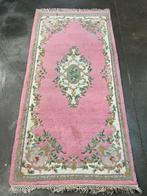 Handgeknoopt tapijt roze 91 x 185 cm, Huis en Inrichting, Stoffering | Tapijten en Vloerkleden, Ophalen, Zo goed als nieuw