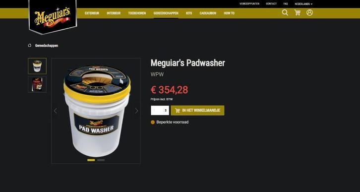 PAD WASHER PRO MEGUIARS PADWASMACHINE, Auto diversen, Tuning en Styling, Ophalen